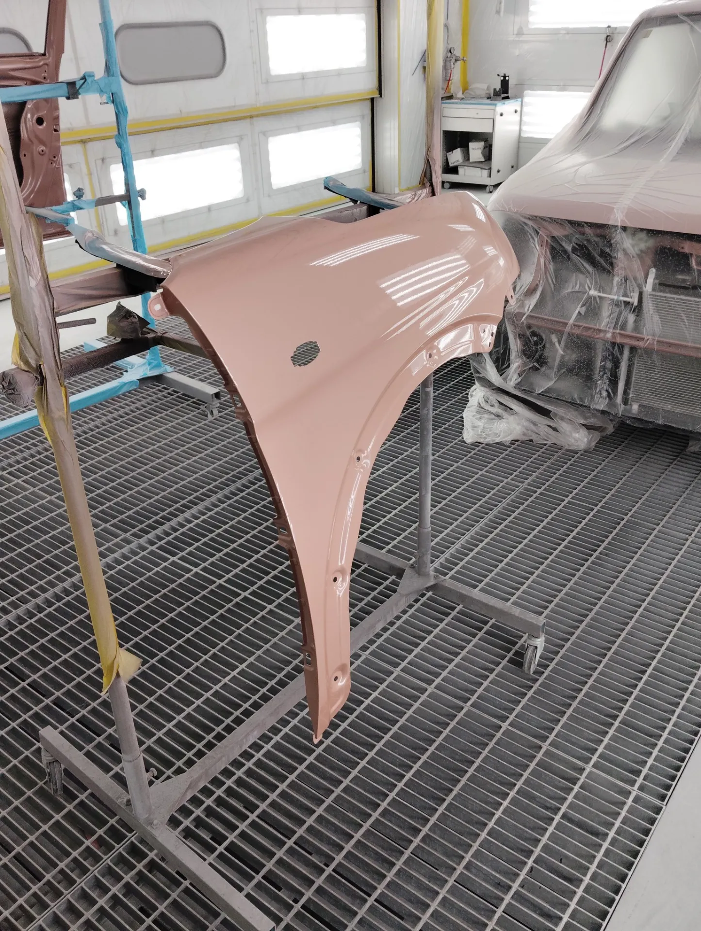 ラパンの板金塗装