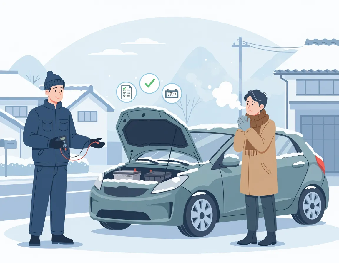 【寒い朝の前に】冬に備えるバッテリー点検のすすめ